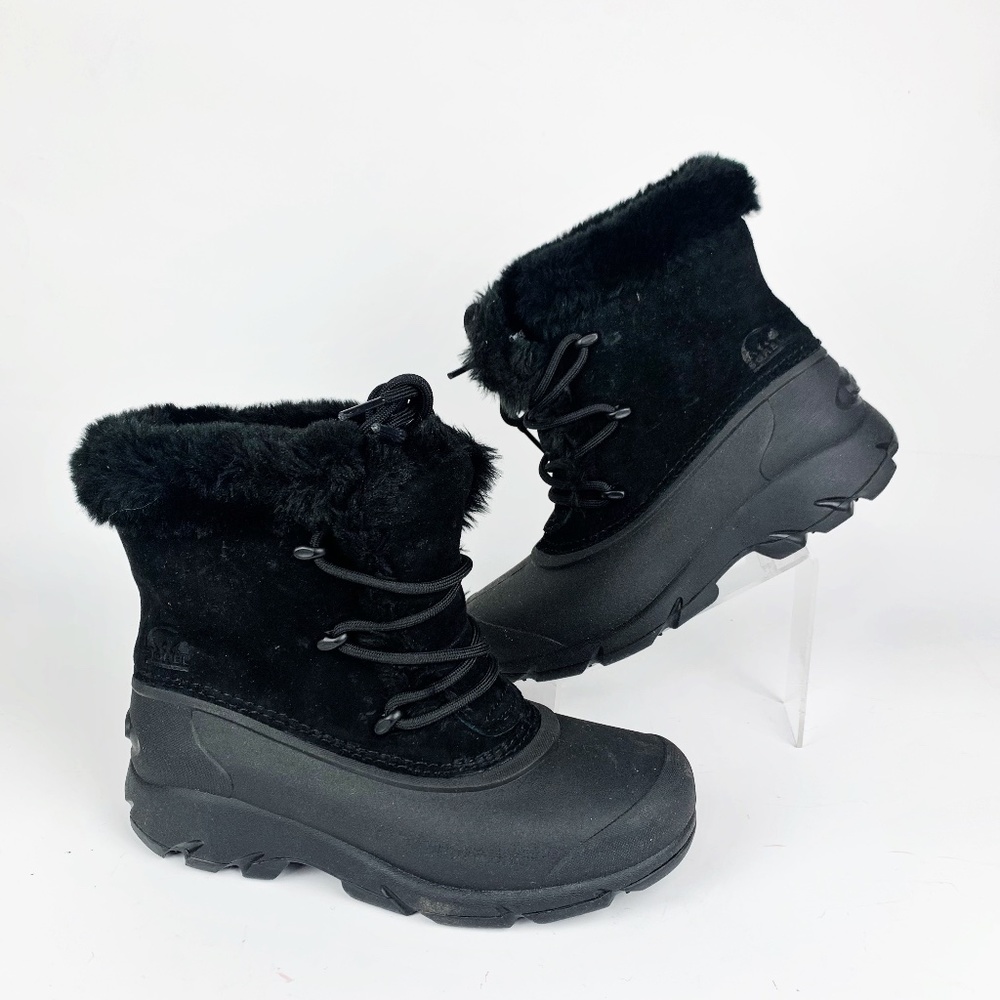 SOREL Snow Angel Lace Up Waterproof Winter Boots Women's Faux Fur SZ 6 NEW - Picture 6 of 14